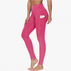 2 Pairs Thick High Waist Yoga Pants With Pockets