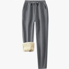 1 Pair Sherpa Lined Athletic Sweatpants