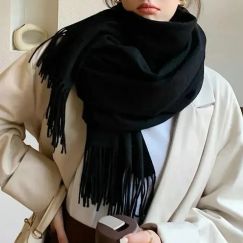 5 pcs Women Sweet Simple Style Imitation Cashmere Scarf