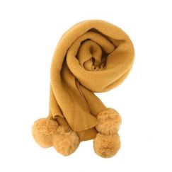 3 pcs Women Vintage Style Solid Color Knit Scarf