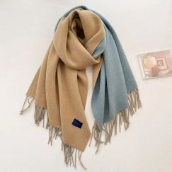 4 pcs Women Elegant Basic Solid Color Viscose Fiber Scarf